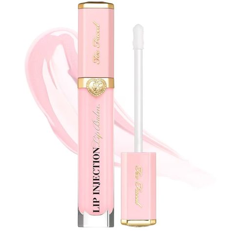 Too Faced Cosmetics Lip Injection Power Plumping Liquid Lip Balm Price: £29.25 👄✨ Visibly transform your lips with this buttery lip plumping balm that nourishes, hydrates, conditions, and visibly plumps lips immediately and over time. A blend of nourishing shea butter, avocado oil, and olive oil, combined with our lip injection technology leaves lips looking instantly volumized, noticeably smoother, and perfectly pouty. Too Faced Lip Plumper, Too Faced Lip Gloss, Lip Plumping Balm, Lip Injection Extreme, Lip Plumping, Lip Injections, Makeup Box, Lip Mask, Cruelty Free Beauty