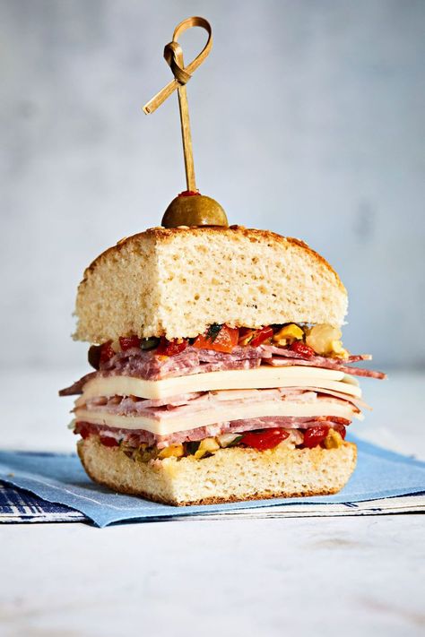 From New Orleans-style muffalettas to a Masters-worthy egg salad sandwiches, these cold sandwiches were made for picnics, beach trips, and more. #sandwichideas #sandwichrecipes #lunchrecipes #lunchideas #bestsandwich Sandwich Sliders, Cold Sandwich Recipes, Egg Salad Sandwich, Breakfast Party Foods, Easy Dinner Casseroles, Cold Sandwiches, Ham Sandwiches, Egg Salad Sandwiches, Breakfast Party