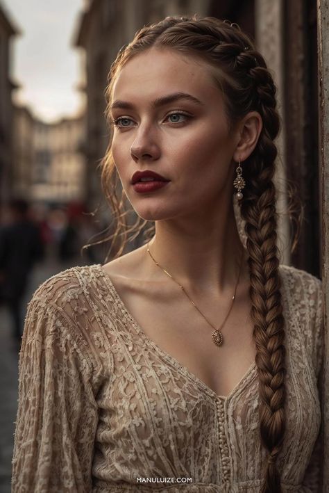 Hair Ideas With Braids, Updos Simple, Hairstyles With Braids, Gorgeous Braids, 50 Hair, Hair Shine, Braided Updo, Halloween Dress, Content Creator