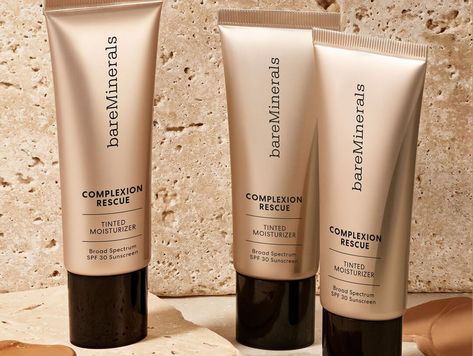 11 Best Tinted Moisturizers for Mature Skin | IPSY Bare Minerals Tinted Moisturizer, Best Tinted Moisturizer, Best Foundation For Dry Skin, Bare Minerals Makeup, Foundation For Dry Skin, Makeup For Older Women, Beauty Balm, Bare Minerals, Best Foundation