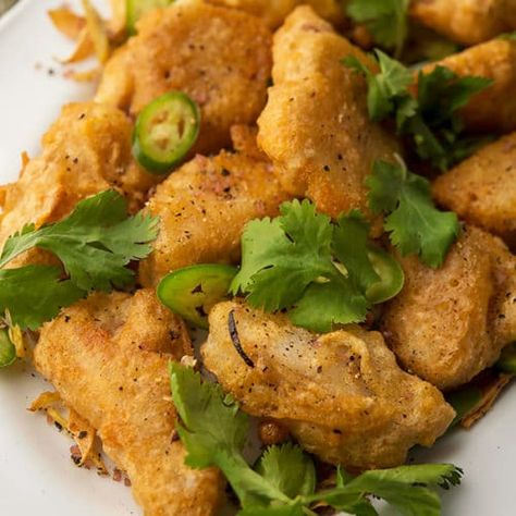 Chinese Salt and Pepper Fish - Hunter Angler Gardener Cook Salt And Pepper Fish Fillet, Salt And Pepper Salmon, Salt And Pepper Fish Chinese, Chinese Fried Fish Recipes, Fish Chinese Recipe, Chinese Fried Fish, Salt And Pepper Fish, Chinese Fish Recipe, Spice Bag