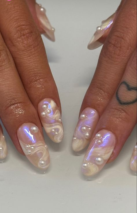 Chrome Summer Nails, Summer Chrome Nails, Fish Nails, Chrome Manicure, White Chrome Nails, Blue Chrome Nails, Nagellack Trends, Chrome Nails Designs, Blue Chrome