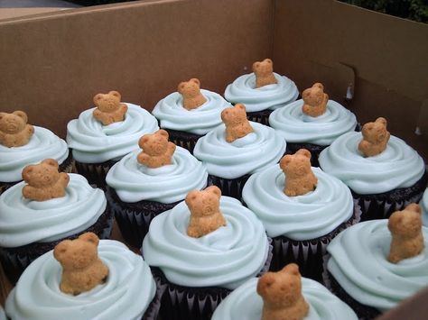 Baby Boy Cupcake Ideas, Bear Baby Shower Cupcakes, Teddy Bear Baby Shower Cupcakes, Baby Shower Cupcake Cake, Baby Shower Cupcakes For Boy, Teddy Bear Cupcakes, Baby Boy Cupcakes, Teddy Bear Baby Shower Theme, Bear Baby Shower Cake