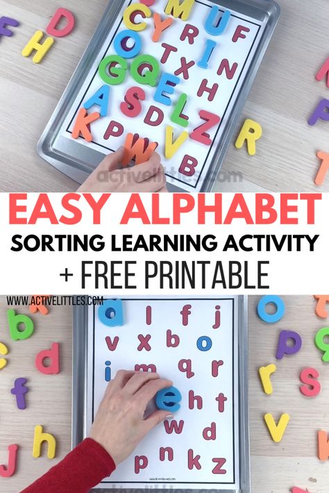 Alphabet Magnetic Letters Match Free Printable - Active Littles Abc Matching Worksheets, Magnetic Letters Activities, Alphabet Mats Free Printable, Letter Matching Printable Free, Abc Matching Free Printables, Letter Hunt Printable Free, Letter Recognition Activities Free, Alphabet Theme Preschool, Alphabet Matching Printables Free