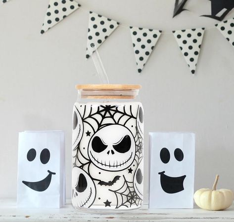 Glass Tumbler Design, Glass Cup With Lid, Cup With Lid And Straw, Halloween Tumbler, Cup With Lid, Tumbler Design, Glass Tumbler, Beer Can, Glass Cup