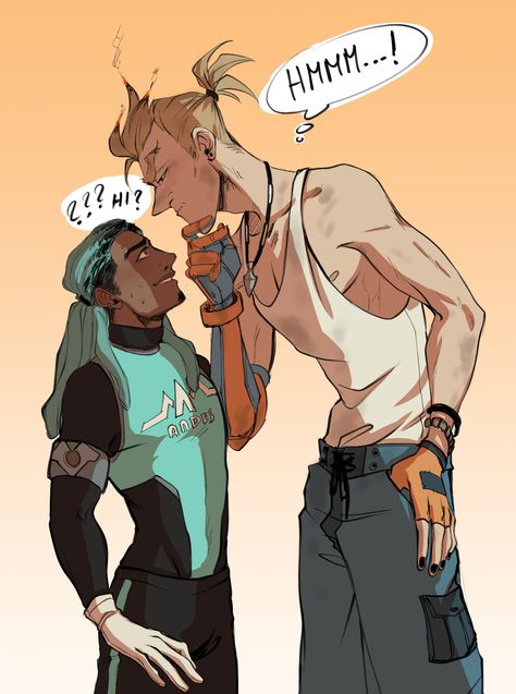 whoops my hand slipped — uhhhh, bodyguard AU in which Hanzo and Genji are... Junkrat Fanart, Junkrat And Roadhog, Overwatch Funny, Height Difference, Overwatch Memes, Overwatch Comic, Overwatch Fan Art, Overwatch 2, Team Fortress