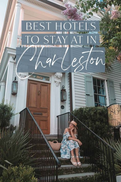 Best Places To Stay In Charleston Sc, Where To Stay In Charleston Sc, Hotels In Charleston Sc, Charleston Sc Hotels, Visit South Carolina, Charleston Trip, Christmas Travel Destinations, Charleston Travel Guide, Charleston Hotels