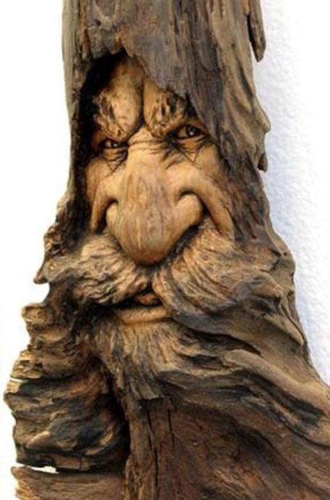 Wood Carving Art Sculpture, Wood Sculpture Art, Wood Carving Faces, Hand Carved Walking Sticks, Dremel Carving, Simple Wood Carving, Wood Carving For Beginners, Driftwood Wall Art, Wood Spirit