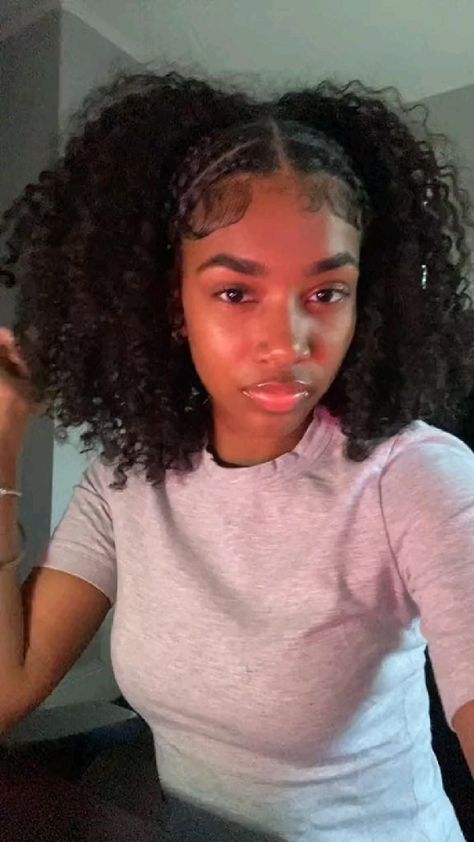 Cabello Afro Natural, Mixed Curly Hair, Curly Hair Videos, Quick Natural Hair Styles, Cute Curly Hairstyles, Girls Natural Hairstyles, Curly Hair Styles Easy, Hairdos For Curly Hair, Natural Curls Hairstyles