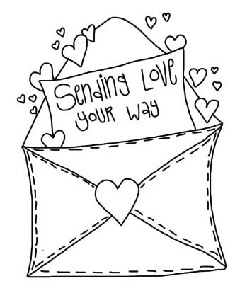 Love envelope Envelope Art, Valentine Clipart, Sending Love, My Funny Valentine, Valentines Card, Ipad App, Pocket Letters, Digi Stamp, Digi Stamps