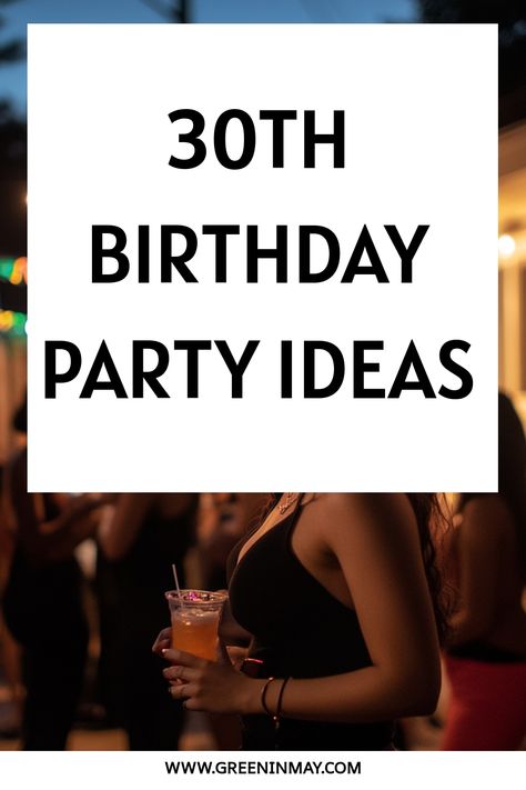 Make your 30th the talk of the town with funny 30th birthday party ideas and creative themes. Whether you're into bold celebrations or intimate vibes, these 30th birthday party ideas have something for everyone. Plan an epic night with these thirtieth birthday themes for a party to remember. 31 Years Birthday Ideas, Birthday Party Themes For Adults, 30th Birthday Party Themes, Adult Birthday Party Themes, Funny 30th Birthday, 30th Birthday Party Ideas, 30th Bday Party, Thirtieth Birthday, Toga Party