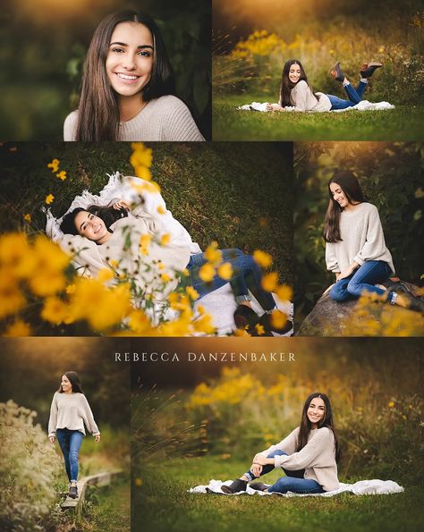 Teenage Daughter Photoshoot, High School Photoshoot, Sunflower Photoshoot, Fall Family Photography, Baby Photography Poses, Autumn Family Photography, Family Photoshoot Poses, Photo Hacks, Senior Portrait Poses