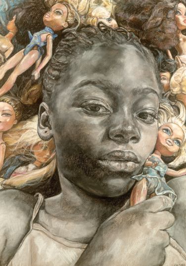 Study, 2011, Charcoal and pastel on paper, 50 x 70cm by Barbara Walker. A Level Art Sketchbook, Ap Studio Art, Identity Art, Arte Inspo, Arte Sketchbook, A Level Art, Ap Art, African American Art, Inspiration Art