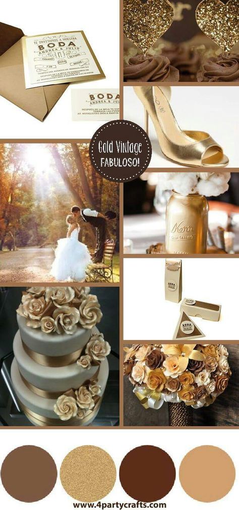 Chocolate and gold palette for weeding inspiration Brown Beige And Gold Wedding, Brown Ivory And Gold Wedding, Chocolate And Champagne Wedding, Brown Gold Wedding Theme, Chocolate Brown Wedding Theme, Brown And Gold Wedding Theme, Arch Greenery, Wedding Arch Greenery, Chocolate Brown Wedding