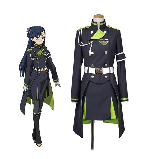 >> Click to Buy << Seraph of the End Shigure Yukimi Cosplay Costume Tailor Made #Affiliate Vestidos Anime, Fashion Sketches Dresses, Anime Inspired Outfits, Seraph Of The End, Cartoon Outfits, Fashionista Clothes, Classy Casual Outfits, Cosplay Dress, Military Style