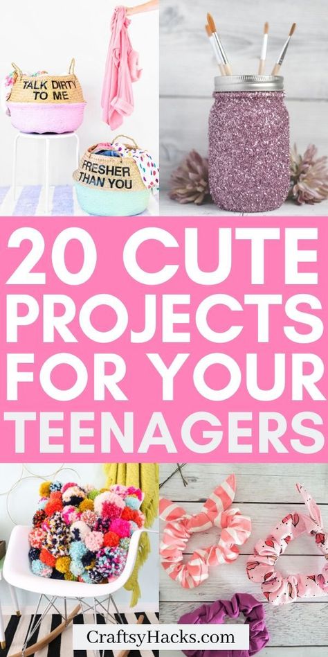 Projects For Teenagers, Diy Crafts For Teens, Cute Diy Projects, Cute Diy, Crafts To Make And Sell, Summer Projects, Crafts For Girls, Diy Projects For Teens