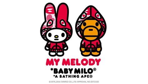 90s Themed Room, Milo Bape, Bape Art, Hoodie Illustration, Iphone Background Inspiration, Kaws Wallpaper, Baby Milo, Black Couple Art, Hello Kitty Iphone Wallpaper