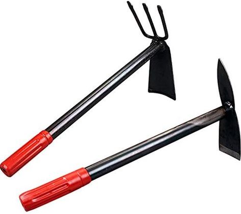 Kelendle 2 Pack Hand Garden Tools Set Hand Hoe and Cultivator Combo Carbon Steel Hand Tiller Hand Digger Pick Mattock Dual Headed Garden Hoes Weeding Tools for Loose Soil Outdoor Lawn Check more at https://uk.productsoffer.in/kelendle-2-pack-hand-garden-tools-set-hand-hoe-and-cultivator-combo-carbon-steel-hand-tiller-hand-digger-pick-mattock-dual-headed-garden-hoes-weeding-tools-for-loose-soil-outdoor-lawn/ Hand Tiller, Pick Mattock, Hand Cultivator, Weeding Tools, Garden Tool Set, Garden Hand Tools, Outdoor Lawn, Garden Trees, Flowering Trees