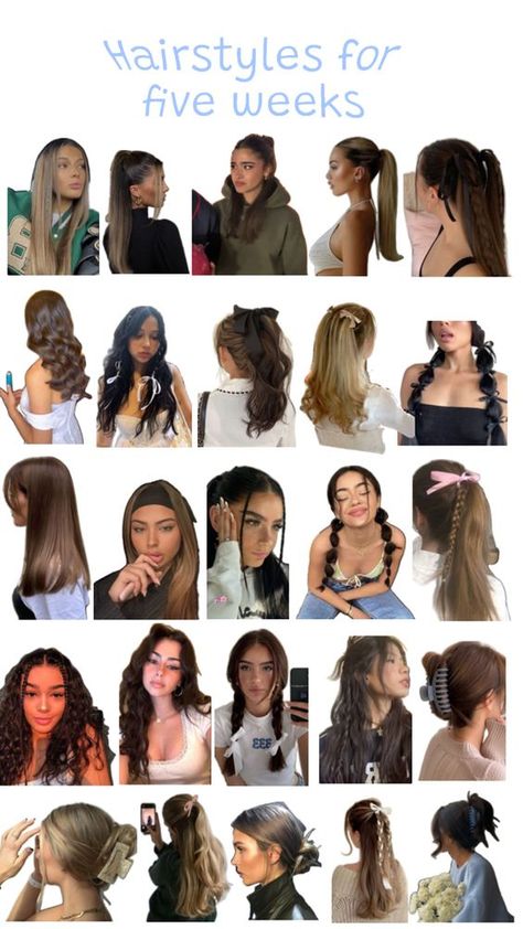 Hairstyle Examples, Easy Hairstyles For Thick Hair, Hair Inspiration Long, Hairstyles For Layered Hair, Hairdos For Curly Hair, Hair Stylies, Back To School Hairstyles, Hairdo For Long Hair, Hair Stylist Life