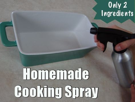 Homemade Cooking Spray, Homemade Pantry, Diy Cooking, Homemade Cooking, Cooking Spray, Cookery Books, Top Recipes, Diy Household, How To Make Homemade