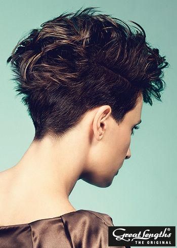 Twitter Short Brown Haircuts, Pixie Crop, Dark Brunette Hair, Dark Brunette, Sassy Hair, Funky Hairstyles, Penteado Cabelo Curto, Pixie Bob, Short Haircut