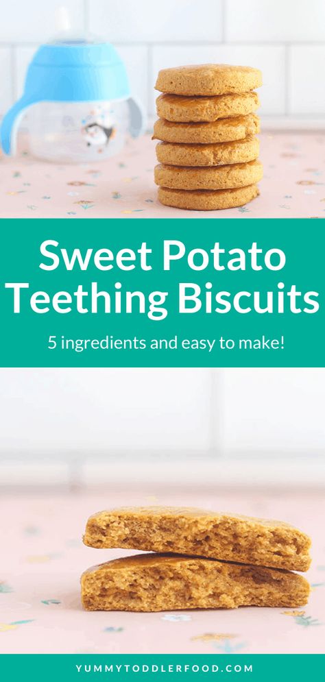 Baby Teething Biscuits, Homemade Baby Snacks, Food Essentials, Teething Biscuits, Baby Led Weaning Recipes, Healthy Baby Food, Weaning Recipes, Baby Finger Foods, Biscuits Easy