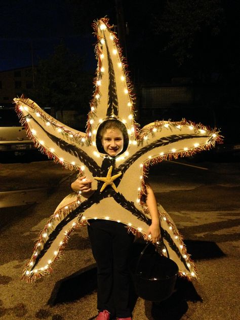 Cool, LED ,starfish Starfish Inspired Fashion, Starfish Dress, Starfish Costume Diy, Sealife Costumes Diy, Starfish Costume Pattern, Starfish Costume, Finding Nemo Costume, Nemo Costume, Little Mermaid Costume