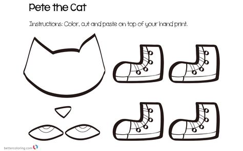 Free Pete the Cat Coloring Pages Crafts printable for kids and adults. Pete The Cat And His Four Groovy Buttons Craft, Pete The Cat Cool Cat Boogie Activities, Pete The Cat Crafts For Toddlers, Pete The Cat Crafts Preschool, Pete The Cat Pumpkin, Pete The Cat Craft, Pete The Cat Art, Cat Coloring Pages, Crafts Printable