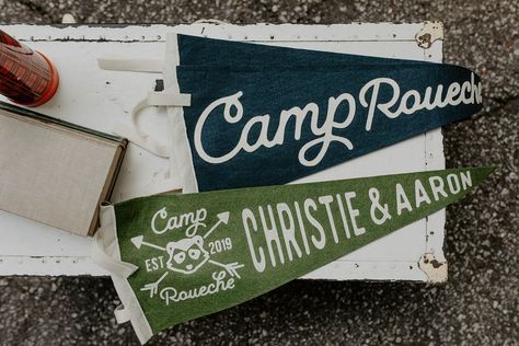 Camp Wedding Dress, Summer Camp Bachelorette Party, Camp Wedding Ideas, Camp Merch, Adult Summer Camp, Camping Invitations, Camping Theme Birthday Party, Summer Camp Themes, Campground Wedding