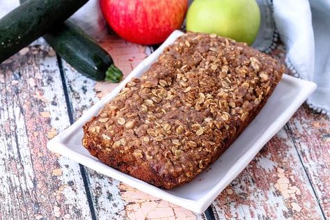 Buttermilk Apple Pie Zucchini Bread #apple #Fruit #easy #zucchini #vegetables #buttermilk #justapinchrecipes Blueberry Zucchini Bread, Lemon Zucchini Bread, Chocolate Zucchini Bread, Tasty Bread Recipe, Easy Autumn Recipes, Zucchini Squash, Just A Pinch Recipes, Easy Zucchini, Zucchini Bread Recipes