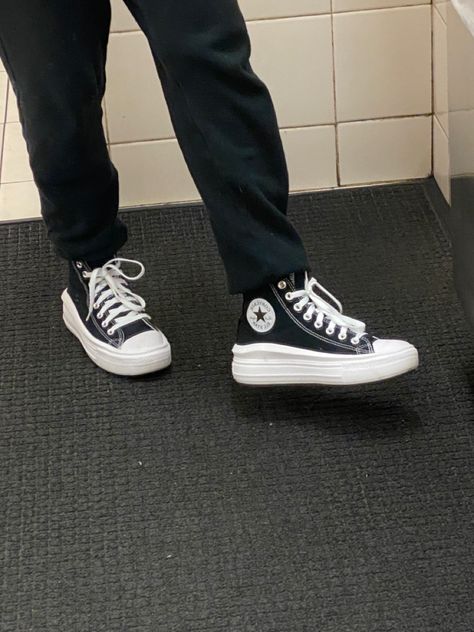 Mens Platform Converse Outfit, Chuck Taylor All Star Move Outfit, Converse Move Outfit, Chuck Taylor 70 Outfit, Converse Move Platform Outfit, Converse Chuck Taylor Outfit, Converse Move Platform, Converse Platform Outfit, Chuck Taylors Outfit