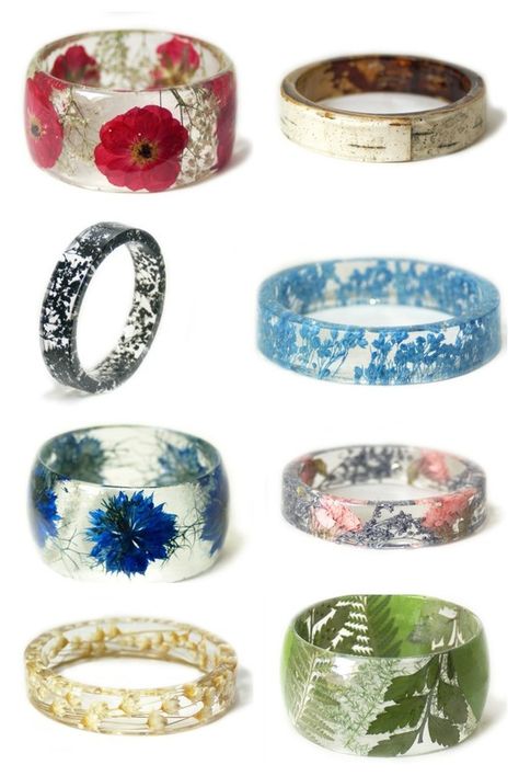 Modern resin bracelets from real flowers and foliage, at Modern Flower Child on Etsy Resin Bracelet, Floral Bracelet, Modern Flower, Flower Child, Real Flowers, Handmade Bracelets, Snow Globes, Style Fashion, Valentines Day