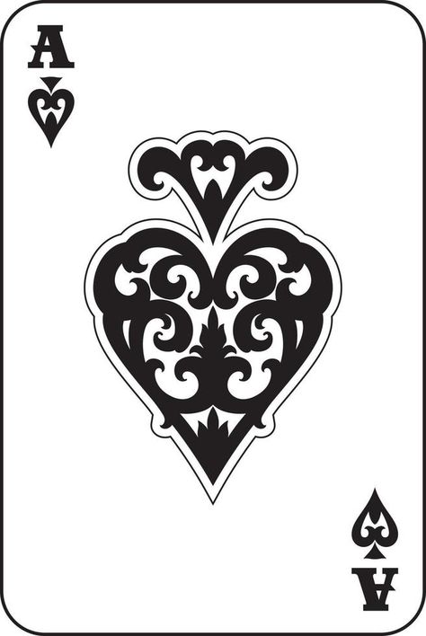 Ace of Spades playing card Blade Runner Poster, Ace Of Spades Tattoo, Playing Card Tattoos, Ace Logo, Trinity Tattoo, Spade Tattoo, Ace Tattoo, Card Tattoo Designs, Cobra Art