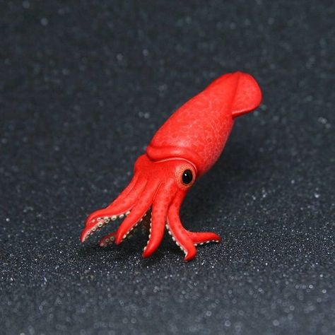 Octopus Squid, Sculpture Art Clay, Up Theme, Cerámica Ideas, Clownfish, Clay Baby, Polymer Clay Miniatures, Clay Miniatures, Art Clay