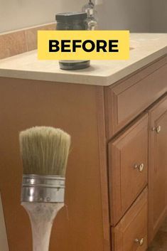 If you don't have the budget for a full bathroom remodeling project, check out this small bathroom makeover idea and paint your cabinet quickly for cheap. This bathroom idea on a budget is something you can easily do and have fun with colors. #diy #bathroom #paintcabinet | sponsored Eclectic Decor Minimalist, Cabinetry Ideas, Traditional Farmhouse Decor, Bathroom Cabinet Colors, Small Bathroom Paint, Painted Vanity Bathroom, Boho Eclectic Decor, Painting Bathroom Cabinets, Painted Bathroom