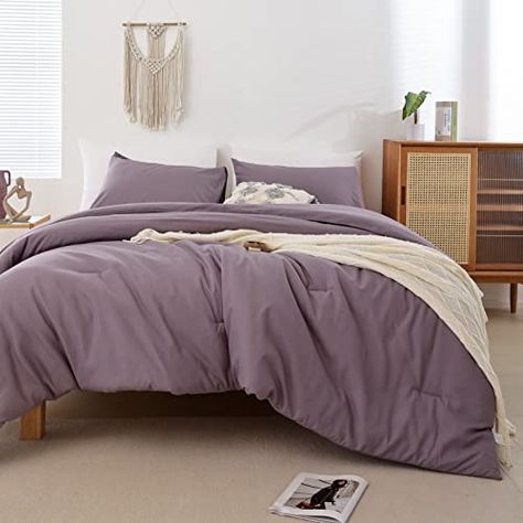 Dusty Purple Comforter, Dusty Purple Bedding, Dark Purple Bedding, Purple Comforter Set, Full Size Comforter Sets, Purple Comforter, Kids Comforter Sets, Full Size Comforter, California King Size Bed