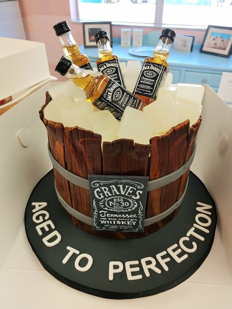 jack daniels cake | 30th birthday cake | birthday cakes for guys 30th Birthday Cakes For Men, Jack Daniels Cake, Whiskey Cake, Dad Birthday Cakes, Birthday Cake For Him, 60th Birthday Cakes, Homemade Birthday Cakes, 30 Birthday Cake, Funny Birthday Cakes