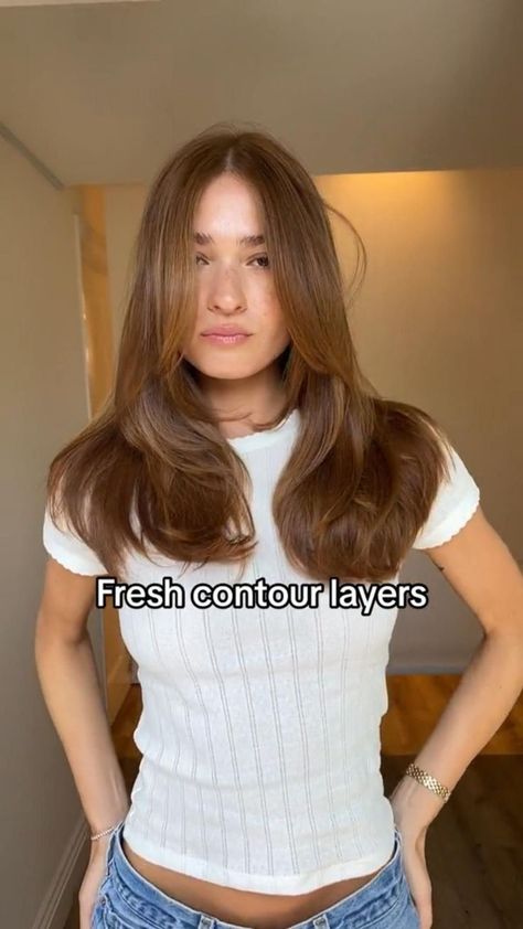 2024 Hair Trends, Medium Hairstyle, Haircuts For Medium Length Hair, Brown Hair Looks, Easy Hair Cuts, Hair Inspiration Long, Layered Haircuts For Medium Hair, Straight Hair Cuts, Hairstyles For Layered Hair