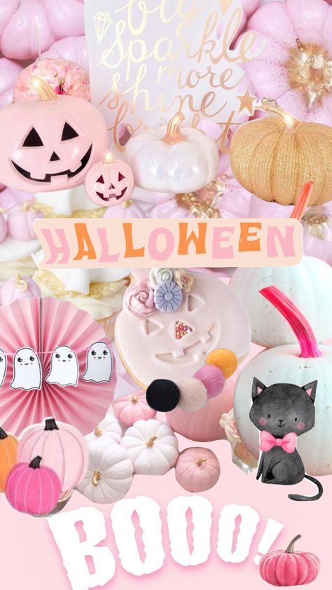 Dreaming of a Pink Halloween #pinkoween #halloween #pinkhalloween Girly Wallpapers, Halloween Aesthetic, Pink Halloween, Pink Vibes, Kawaii Halloween, Cute Halloween, Aesthetic Wallpaper, Connect With People, Your Aesthetic