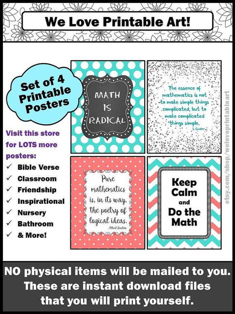 Hey, I found this really awesome Etsy listing at https://www.etsy.com/listing/200003182/math-classroom-decor-math-posters-aqua Classroom Posters Middle School, Math Classroom Posters, Classroom Decor Middle, Etsy Quotes, Math Classroom Decorations, High School Math Teacher, Classroom Decor High School, Math Quotes, Unique Gifts For Girls