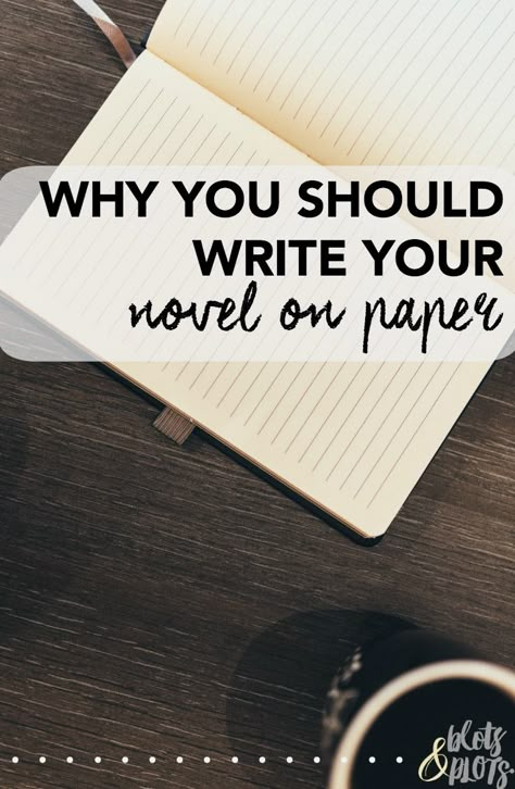 Why You Should Write Your Novel on Paper - Blots & Plots Writing Journal Pages Writers, What To Write A Novel About, Smüt Writing, Write Novel Planning, How To Start A Novel Tips Write A Book, Writer’s Notebook, Computer Photo, Novel Ideas, Journal Notes