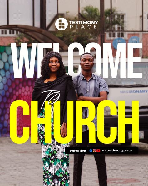 Welcome To Church Flyer Design, Welcome To Church, Cross Word, Church Social Media, Graphics Design Inspiration, Christian Graphic Design, Church Backgrounds, Church Media Design, Church Flyer Design