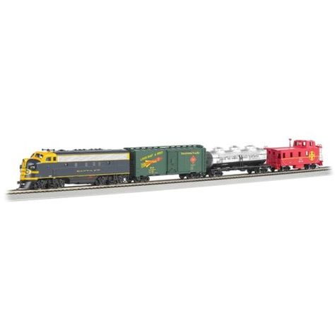 Bachmann Industries Thunder Chief Ready To Run DCC Electric Train Set with DCC Sound Locomotive *** Learn more by visiting the image link. (This is an affiliate link) #ToyRemoteControlPlayVehicles Toy Train Layouts, Model Train Table, Electric Train Sets, Garden Railroad, Train Table, Toy Trains Set, Model Train Sets, Train Depot, Electric Train