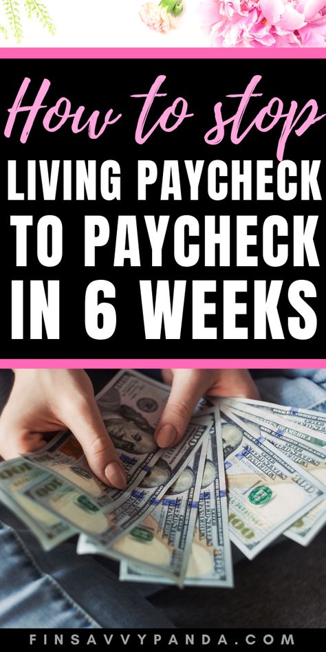 Simple Budgeting, Stop Living Paycheck To Paycheck, Paycheck Budget, Living Paycheck To Paycheck, Paycheck To Paycheck, Money Saving Plan, Money Saving Strategies, Save Money Fast, Finance Blog