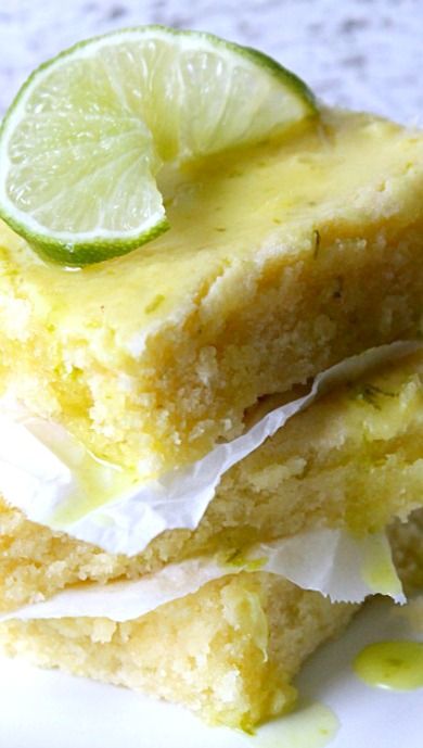 Lime Brownies Lime Dessert Recipes, Tropical Desserts, Lime Desserts, Lime Recipes, Lemon Dessert Recipes, Bakery Recipes, Lemon Recipes, Savoury Cake, Limes