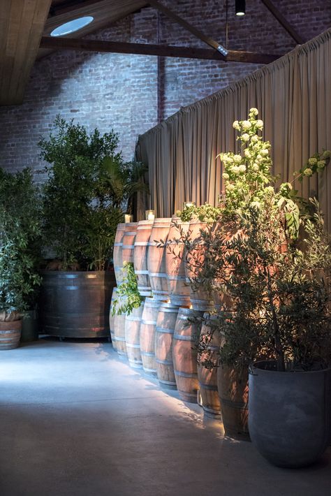 Wine Barrel walls a country feel for your event Wine Festival Decorations, Tullamore Dew, Wine Barrel Art, Wine Barrel Wall, Wine Farm, Spring Wine, Barrel Room, Brown Decor, Wine Event