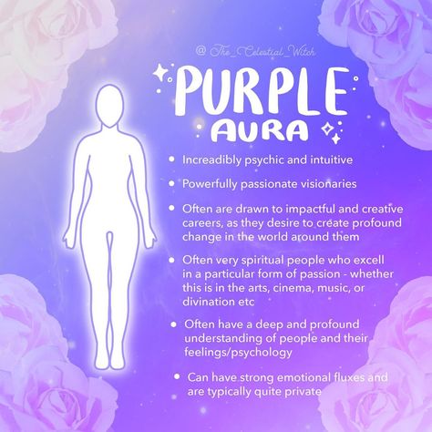 Purple Aura Meaning, Empress Energy, Aura Meaning, Aura Colors Meaning, Violet Aura, Celestial Witch, Witch Symbols, Energy Psychology, Ellie Mae