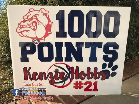 1000 Point Basketball Sign 1 000 Point Basketball Signs, 1000 Points Basketball Ideas Poster, 1000 Points Basketball Ideas, Basketball Sign Ideas Posters, Basketball Run Through Signs, Basketball Signs High School, Basketball Game Signs, Quotes For Signs, 1000 Points Basketball Signs