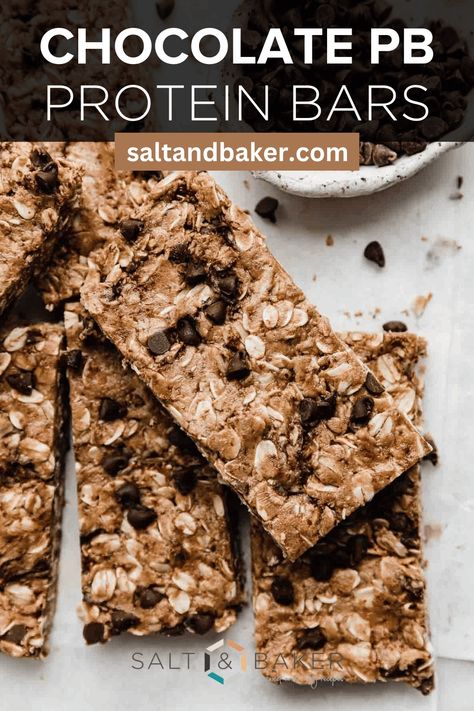 Indulge guilt-free with our Chocolate Peanut Butter Protein Bars recipe! 🍫🥜 Elevate your snack game with these delectable bars that combine the richness of chocolate and creamy peanut butter, boosted by wholesome protein. A simple, no-bake delight perfect for busy days or post-workout recovery. Create a batch today and enjoy a balanced and scrumptious treat! 😋🏋️‍♀️ #ProteinBars #ChocolatePeanutButter #HealthySnacking No Bake Chocolate Peanut Butter Protein Bars, Chocolate Peanut Butter Protein Bar, Protein Oat Bars, Chocolate Peanut Butter Protein Bars, Protein Bars Recipe, Homemade Protein Bars, No Bake Protein Bars, Homemade Dark Chocolate, Chocolate Protein Bars