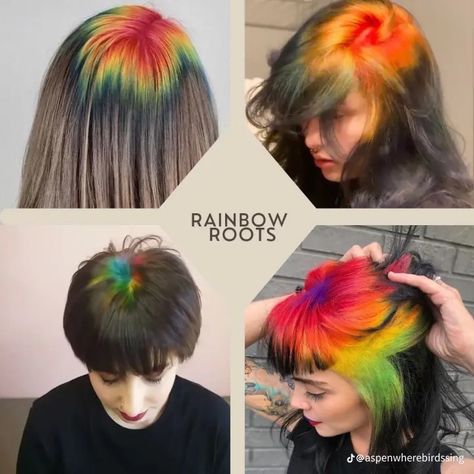 Rainbow Roots, Colors For 2024, Curly Afro Hair, New Hairstyle, Hair Stylies, Haircut And Color, Spring Hairstyles, Short Hair Haircuts, Hair Reference